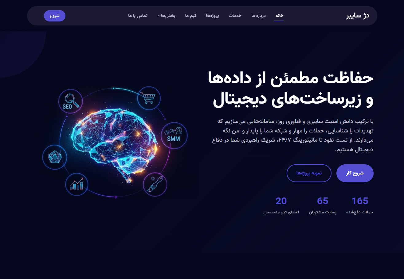 دژسایبر راهکارهای امنیت